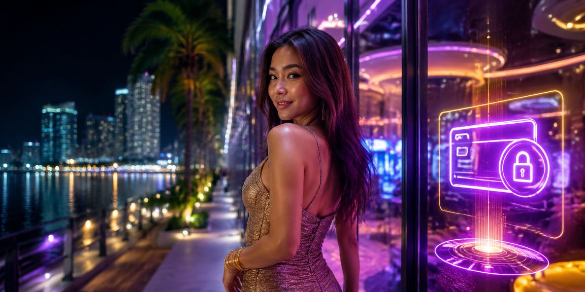 Paparan aplikasi casino live di telefon bimbit