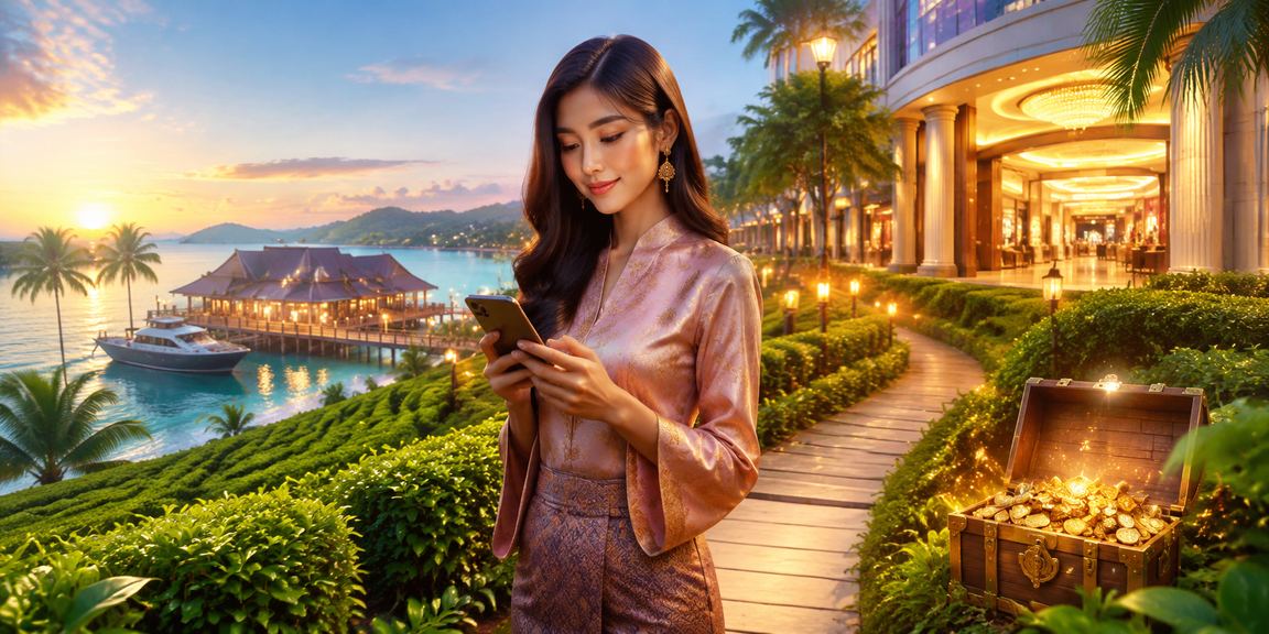 Pemain kasino mudah alih dari Terengganu menikmati permainan live dealer melalui telefon pintar f10